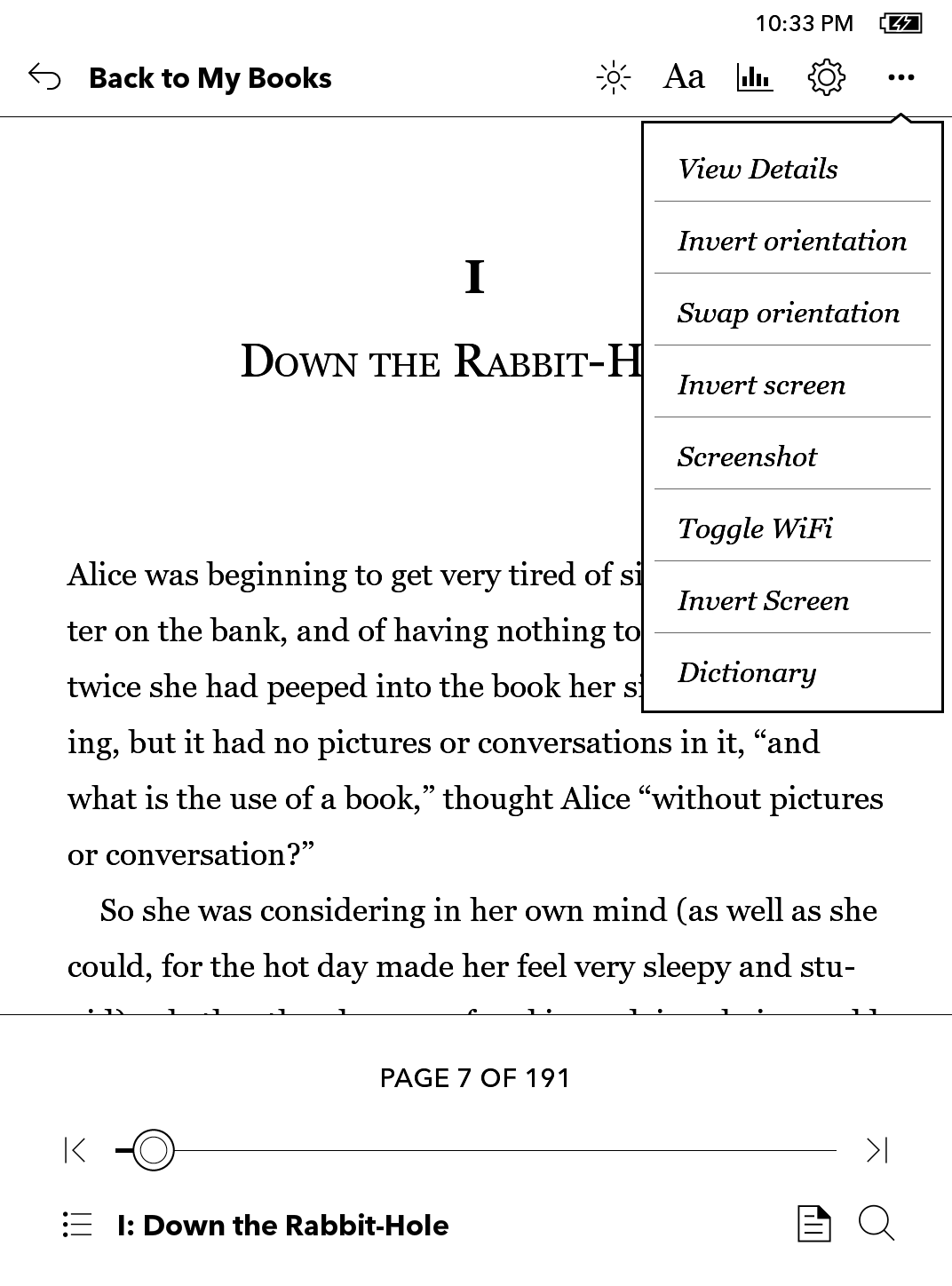 NickelMenu screenshot