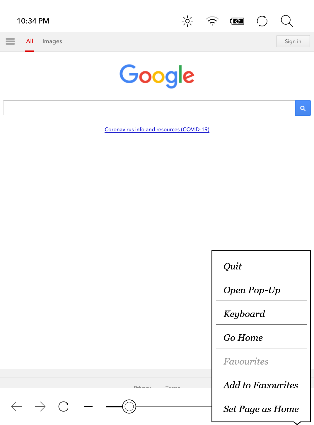 NickelMenu screenshot