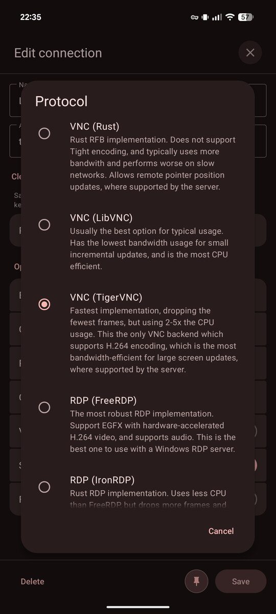 Vento screenshot