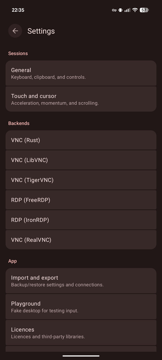 Vento screenshot